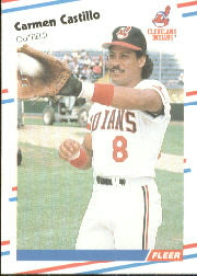 1988 Fleer Baseball Cards      606     Carmen Castillo